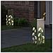 Faro LED solare per sentieri 2 pcs Argento Acciaio inossidabile - Foto miniatura 3