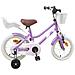 Bicicletta per Bambini 16 Pollici per bambini di 4-6 anni Viola - Foto miniatura 3