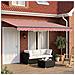 Tenda retrattile manuale con LED 5 x 3 m - Foto miniatura 2