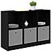Credenza con cassetto Rovere Nero 102 x 32 x 73,5 cm - Foto miniatura 3
