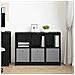 Credenza con cassetto Rovere Nero 102 x 32 x 73,5 cm - Foto miniatura 4