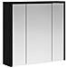 Mobiletto per specchio da bagno Rovere Nero 63,5 x 16 x 62,5 cm - Foto miniatura 1