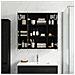 Mobiletto per specchio da bagno Rovere Nero 63,5 x 16 x 62,5 cm - Foto miniatura 2