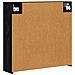 Mobiletto per specchio da bagno Rovere Nero 63,5 x 16 x 62,5 cm - Foto miniatura 8