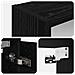 Mobiletto per specchio da bagno Rovere Nero 63,5 x 16 x 62,5 cm - Foto miniatura 9