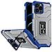 Custodia Crystal Ring Con Supporto, Resistente E Robusta, Per Iphone 12 Pro, Blu. - Foto miniatura 3