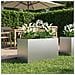 Vaso da giardino Argento 100 x 50 x 50 cm Acciaio zincato - Foto miniatura 2