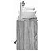 Set di Armadi da Bagno 3 pz Sonoma grigio 49,5 x 35 x 63 cm - Foto miniatura 7