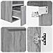 Set di Armadi da Bagno 3 pz Sonoma grigio 49,5 x 35 x 63 cm - Foto miniatura 10