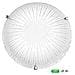 I-CHANTAL / PL30 - Plafoniera a led di colore bianco con decoro originale 14 watt - Foto miniatura 1