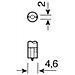 Cp. lampadine Zocc. vetro T5 12v. 2w, D / blister - Foto miniatura 3