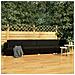Set Divani Da Giardino 4 Pz Con Cuscini In Polyrattan Nero - Foto miniatura 1