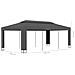 Gazebo Con Tetto Doppio 3x6 M Antracite - Foto miniatura 6