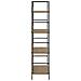Scaffale Libri 4 Ripiani Rovere 60x27,6x124,5 Legno Multistrato - Foto miniatura 4