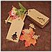 Brown Craft Tag 100 Pcs Hang Tag Carta Kraft Con 30 Metri Per Decorare Lalbero Il Lavoro Fatto A Mano (brown)  - Foto miniatura 4
