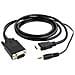 Cablexpert Adattatore Da Hdmi A Vga/audio A Porta Singola Nero A-hdmi-vga-03-6 - Foto miniatura 1