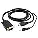 Cablexpert Adattatore Da Hdmi A Vga/audio A Porta Singola Nero A-hdmi-vga-03-6 - Foto miniatura 2