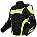 Giacca Moto Manica Staccabile Tessuto Protezioni Ce Sfoderabile Gilet Fluo 3xl - Foto miniatura 2