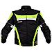 Giacca Moto Manica Staccabile Tessuto Protezioni Ce Sfoderabile Gilet Fluo 3xl - Foto miniatura 3