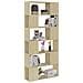 Libreria /Divisorio Rovere Sonoma 80x24x186 cm in Truciolato - Foto miniatura 3