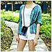 Catena Di Telefoni Cellulari Compatibile Con Honor 9 In Blu Rosso Bianco À Pois - Coperchio Protettivo In Silicone Con Anelli D'argento, Cinturino In Corda E Custodia Staccabile - Foto miniatura 5