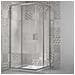 Lato Fisso Box Doccia Book Adatto Per Porta A Soffietto Book Cristallo Temprato *** Misure : 70x70x190h Cm Regolabile - Foto miniatura 2