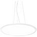 Sospensione Moderna Fly Slim Alluminio-plastiche Bianco Led 53w 4000k D60cm - Foto miniatura 3