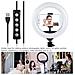 Luce Lampada Ad Anello Led Rgb Dimmerabile Selfie Webcam Youtube Fotografia - Foto miniatura 5