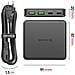 Hub Di Ricarica Gan 65w Per Tablet / Computer Multiporta Con 2 Usb-c / 2 Usb-a, Nero - Foto miniatura 2