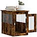 Gabbia Cani Da Arredamento Rovere Fumo 45x62x59cm Multistrato - Foto miniatura 4