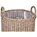Set Di 3 Vasi Per Piante Pendula 33/37/45 Cm Naturale - Foto miniatura 7