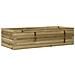 Fioriera Da Giardino 90x40x23 Cm In Legno Di Pino Impregnato - Foto miniatura 2