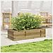Fioriera Da Giardino 90x40x23 Cm In Legno Di Pino Impregnato - Foto miniatura 3