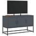 Mobile Tv Antracite 100,5x39x60,5 Cm In Acciaio - Foto miniatura 4