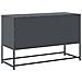Mobile Tv Antracite 100,5x39x60,5 Cm In Acciaio - Foto miniatura 9