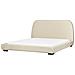 Letto Tessuto Roisel 160 X 200 Cm Beige Chiaro - Foto miniatura 2