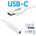 Adattatore Audio Da Usb-c A Jack 3,5 Mm Compatibile Con Comandi Vocali, Bianco - Foto miniatura 2
