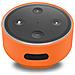 Custodia In Silicone Per Amazon Echo Dot (gen 2) Con Ventosa 8x4x8 Cm. Arancia - Foto miniatura 1