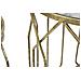 Tavolino Mf561 - Oro - Metallo - 42x42x53 Cm - Foto miniatura 5