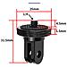 Supporto Adattatore Per Action Camera Gopro /insta360 Go 3 - Foto miniatura 4