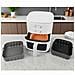 Padella Per Friggitrice Ad Aria Quadrata In Silicone Da 3.5l, Compatibile Con Xiaomi Maf01 Black - Foto miniatura 4