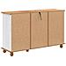 "Cassettiera ""ASKIM"" Bianca 79x40x133.5 cm Legno Massello Pino" - Foto miniatura 8