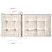 Set Di 8 Cuscini Schiena /seduta Maui Premium Beige Chiaro - Foto miniatura 3