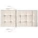 Set Di 8 Cuscini Schiena /seduta Maui Premium Beige Chiaro - Foto miniatura 4