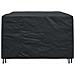 Copertura per mobili da esterno Nero 240 x 180 x 100 cm 210D - Foto miniatura 5