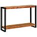 Tavolo consolle 120 x 33 x 75 cm legno massello di acacia - Foto miniatura 1