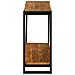 Tavolo consolle 120 x 33 x 75 cm legno massello di acacia - Foto miniatura 4