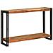 Tavolo consolle 120 x 33 x 75 cm legno massello di acacia - Foto miniatura 5