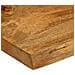 Piano Tavolo 100x60x3,8 cm Bordi Vivi in Legno Massello Mango - Foto miniatura 6