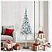 Albero di Natale con 150 LED Bianco 150 cm PE e Acciaio - Foto miniatura 2